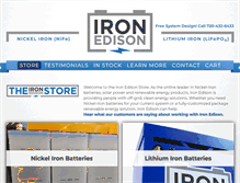 Tablet Screenshot of ironedison.com